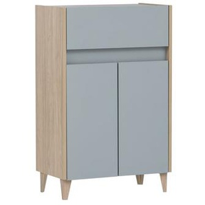 56,9 x 90,3 cm freistehender Badezimmerschrank Calvin-Leigh