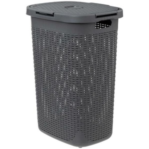 5five Simply Smart - Abfallbehälter rattan 60l betongrau - 5five