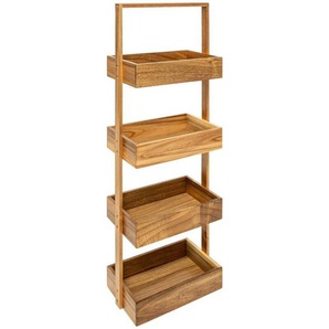 5five Simply Smart - Regal blackacia 4 ebenen 88x26cm aus akazienholz - 5five