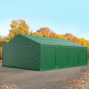 5x8 m Lagerzelt, PVC-Plane, dunkelgrün - (6066)