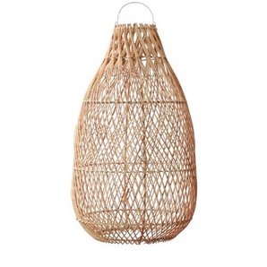 60 cm Lampenschirm Kendi aus Bambus/Rattan