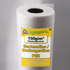 600m² Gartenvlies Unkrautvlies Drainagevlies 150g 2m br
