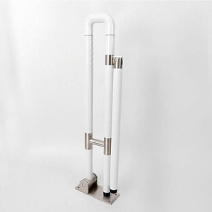 Senderpick - 60cm wc Aufstehhilfe Sicherheitsgriff Klappgriff Haltegrif Stützklappgriff Mit Fuß Wandgriff 300Kg weiß