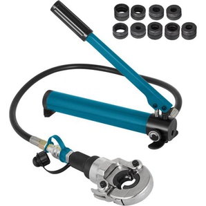 6T Hydraulische Crimpzange V12-28mm TH16-32mm Presszange, V-förmige/TH-förmige Rohrcrimpzange, 360° drehbarer Kopf Handgeführte pe-x Crimpzange für