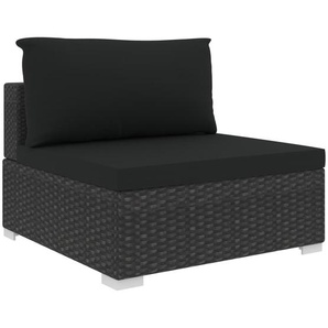 7-Sitzer Lounge-Set Iustin aus Polyrattan mit Polster