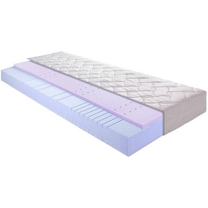 7-Zonen Kaltschaum-Matratze Sleep Gel 2 90 x 200cm H3 Kern: Kaltschaum & SleepGel Bezug: Doppeltuch Weiß