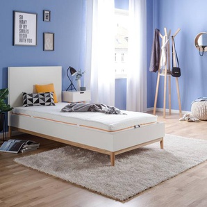 7-Zonen Visco-Kaltschaummatratze 100 x 200cm Kern: Viscoschaum Bezug: Doppeltuch Weiß