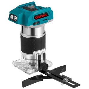 Onevan - 700W Oberfräse Kantenfräse 10000-30000 U/min Tischfräsmaschine Fräsmaschine Holz Für Makita 18V Batterie(ohne Batterie)