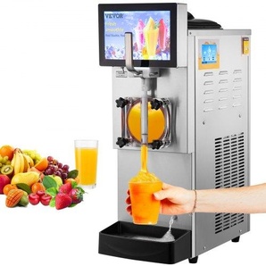 8 L Kommerzielle Slusheis Maschine, Slushgerät mit 17~23 L/Std. Slush Slushy Maschine, 1200 W Slush Maker Maschine 54 kg Slush Eismaschine Edelstahl Slushy Maschine 635 × 290 × 860 mm FBXXRJYSGOC8LEQEXV2