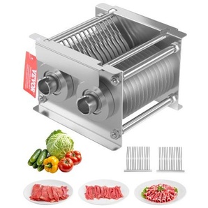 86 mm Klinge für gewerblichen Fleischschneider, ein Klingensatz für SJY-DQ90 Fleischschneidemaschine, Edelstahl Cutter Slicer Klingensatz (7 mm Schnittstärke) für knochenloses Fleisch XRQPJDZ90MM1S4PT0V0