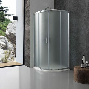 90×90 Cm Runddusche Aus Strukturiertem 6 Mm Einscheiben-Sicherheitsglas Giada