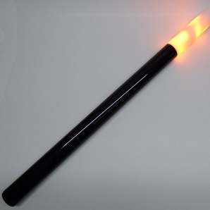 9248 LED Fackel Flamme groß Amber Ein/Aus 630 mm Schwarz