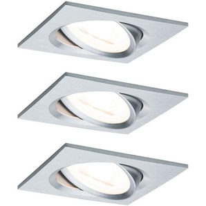 93456 Nova Einbauleuchte 3er Set led led 18 w Aluminium (gedreht) - Paulmann