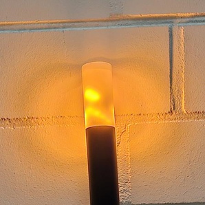 9913 LED Fackel V3.0 Amber 450 mm Länge und Ø38mm in Schwarzmatt