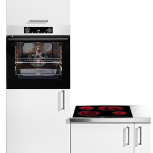 A+ (A+++ bis D) GORENJE Backofen-Set Pacific Pyrolyse 2021 Herdsets silberfarben (edelstahlfarben) Backofen-Sets