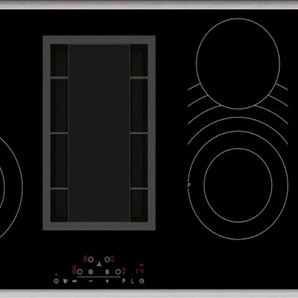 A (A+++ bis D) NEFF Kochfeld mit Dunstabzug T18BD3AN0 Kochfelder mit einfacher Touch Control Bedienung schwarz Kochfelder