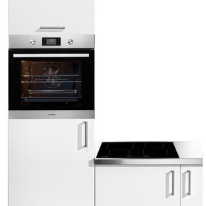 A (A+++ bis D) PRIVILEG Backofen-Set BAKO Turn&Cook 301 Herdsets silberfarben (edelstahlfarben) Backofen-Sets Herdset