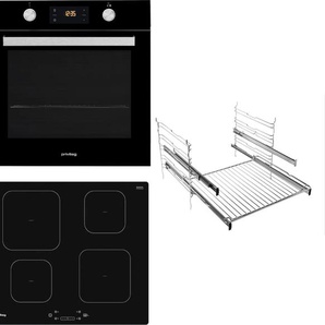 A+ (A+++ bis D) PRIVILEG Backofen-Set BAKO Turn&Cook 470 BLACK Herdsets schwarz Backofen-Sets