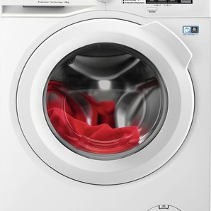 A (A bis G) AEG Waschmaschine L6FA48FL Waschmaschinen Hygiene- Anti-Allergie Programm mit Dampf weiß Frontlader
