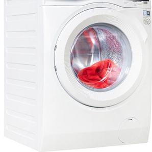 A (A bis G) AEG Waschmaschine LR6F60400 Waschmaschinen ProSense Mengenautomatik​ - spart bis 40% Zeit, Wasser und Energie weiß Frontlader