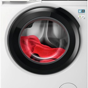 A (A bis G) AEG Waschmaschine LR7A70490 Waschmaschinen ProSteam - Dampf-Programm für 96 % weniger Wasserverbrauch weiß Frontlader