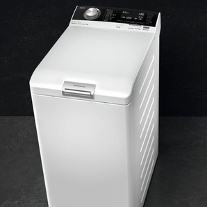 A (A bis G) AEG Waschmaschine Toplader LTR8A36STL Waschmaschinen ProSteam Dampf-Programm silberfarben (eh19) Waschmaschinen