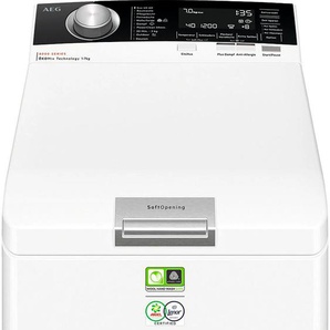 A (A bis G) AEG Waschmaschine Toplader LTR8A80370 Waschmaschinen weiß Toplader