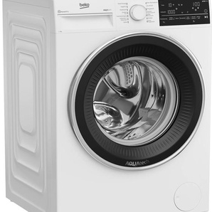 A (A bis G) BEKO Waschmaschine B5WFT89418W Waschmaschinen weiß Frontlader