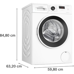 A (A bis G) BOSCH Waschmaschine WGE0240V Waschmaschinen weiß Frontlader