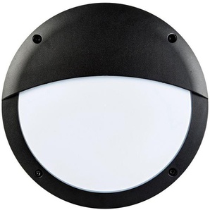 A (A bis G) LED Wandleuchte HAVIT LIGHTING STOR Lampen Gr. Ø 30 cm Höhe: 30 cm, schwarz LED Wandleuchten