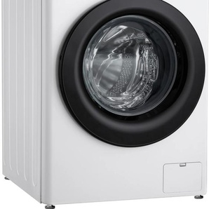 A (A bis G) LG Waschmaschine F4WR4911P Waschmaschinen schwarz-weiß (weiß, schwarz) Frontlader