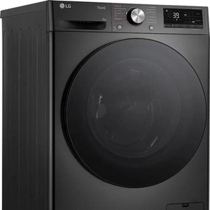 A (A bis G) LG Waschmaschine F4WR709YB2019 Waschmaschinen schwarz Frontlader