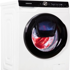 A (A bis G) SAMSUNG Waschmaschine WW90T554AAE Waschmaschinen AddWash schwarz-weiß (weiß, schwarz) Frontlader Bestseller
