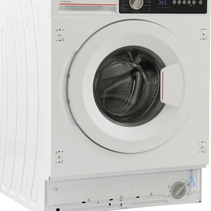 A (A bis G) SHARP Einbauwaschmaschine ES-NIB814BWNA-DE Waschmaschinen weiß Einbauwaschmaschinen