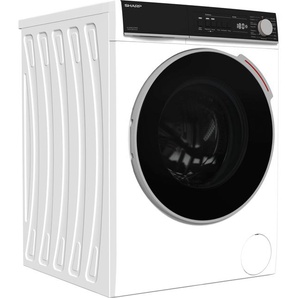 A (A bis G) SHARP Waschmaschine ES-NFB214CWDA-DE Waschmaschinen weiß Frontlader