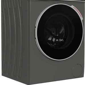 A (A bis G) SHARP Waschmaschine ES-NFH014CAA-DE Waschmaschinen grau (cappuccino grey) Frontlader