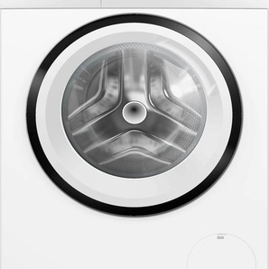 A (A bis G) SIEMENS Waschmaschine WM14N225 Waschmaschinen schwarz-weiß (weiß, schwarz) Frontlader