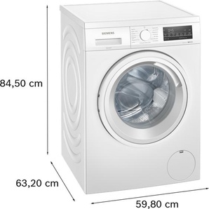 A (A bis G) SIEMENS Waschmaschine WU14UT22 Waschmaschinen weiß Frontlader