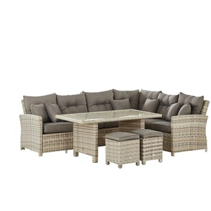 a casa mia Garten-Loungeset Bregenz - creme - Materialmix | Möbel Kraft