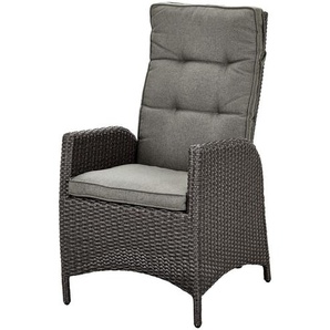 a casa mia Gartensessel  Padua ¦ grau ¦ Maße (cm): B: 58 H: 108 T: 75.0