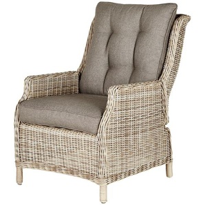 a casa mia Gartensessel  Sylt 2 plus ¦ creme ¦ Maße (cm): B: 65 H: 97,5 T: 92.0