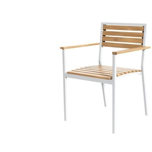 a casa mia Gartenstuhl Tukum - holzfarben - Materialmix - 57 cm - 85 cm - cm 57,0 | Möbel Kraft
