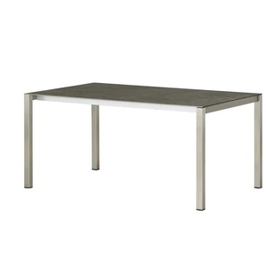a casa mia Gartentisch ausziehbar London - silber - Materialmix - 100 cm - 75 cm | Möbel Kraft