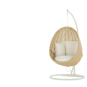 a casa mia Hängesessel  Tahiti ¦ beige ¦ Maße (cm): H: 191  Ø: 101