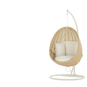 a casa mia Hängesessel Tahiti - beige - Materialmix - 191 cm - 101.0 | Möbel Kraft