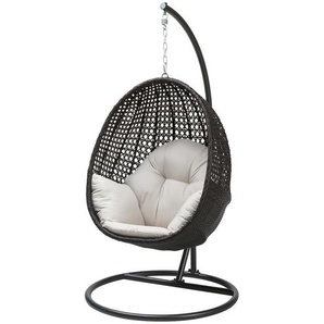 a casa mia Hängesessel  Tahiti ¦ braun ¦ Maße (cm): H: 191  Ø: 101