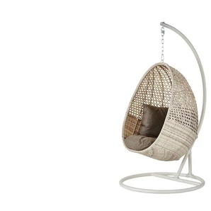 a casa mia Hängesessel  Tahiti ¦ creme ¦ Maße (cm): H: 191  Ø: 101