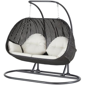 a casa mia Hängesessel  Tahiti Double ¦ braun ¦ Maße (cm): B: 181 H: 191,5 T: 128.0