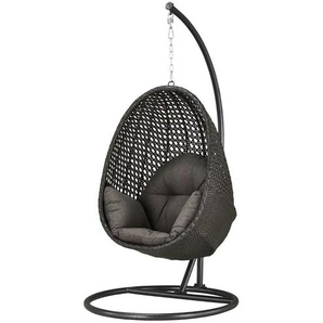 a casa mia Hängesessel Tahiti - grau - Materialmix - 191 cm - 101.0 | Möbel Kraft