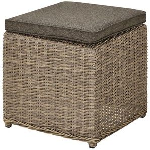 a casa mia Hocker  Florenz 2 ¦ creme ¦ Maße (cm): B: 41 H: 46 T: 41.0